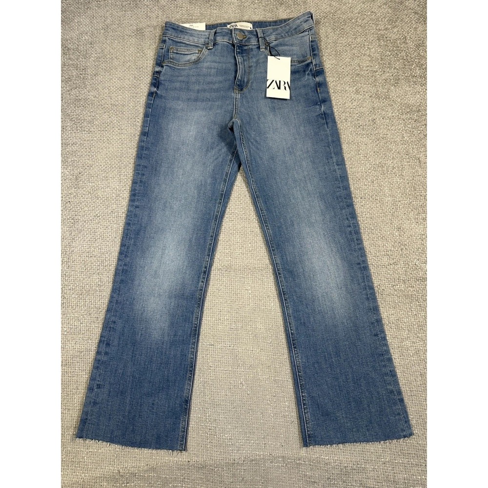 Zara Jeans Womens 6 30x27.5 Contour Bootcut High Rise Slim Fit Stretch Read